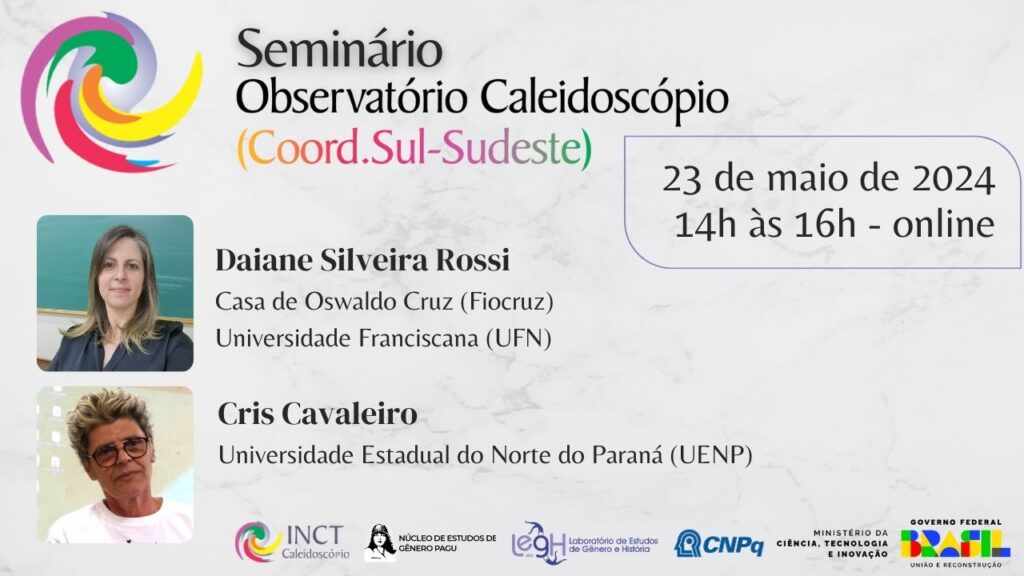 Seminário do Observatório Caleidoscópio debate mulheres na ciência e violência de gênero na universidade.